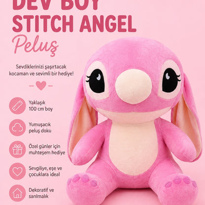 DEV BOY STITCH ANGEL PELUŞ ( 100 cm )