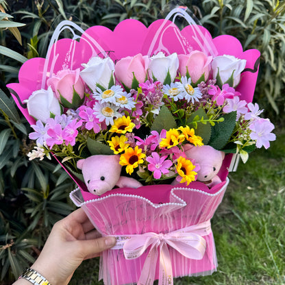 İKİLİ TATLIM SET (peluş boyu 1 metre)