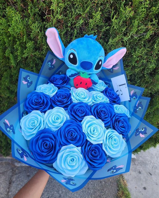 Stitch Buket Mavi 56